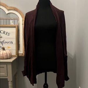 Elegant Women's Burgundy Cardigan Stitch Fix